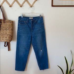 Madewell classic straight jean